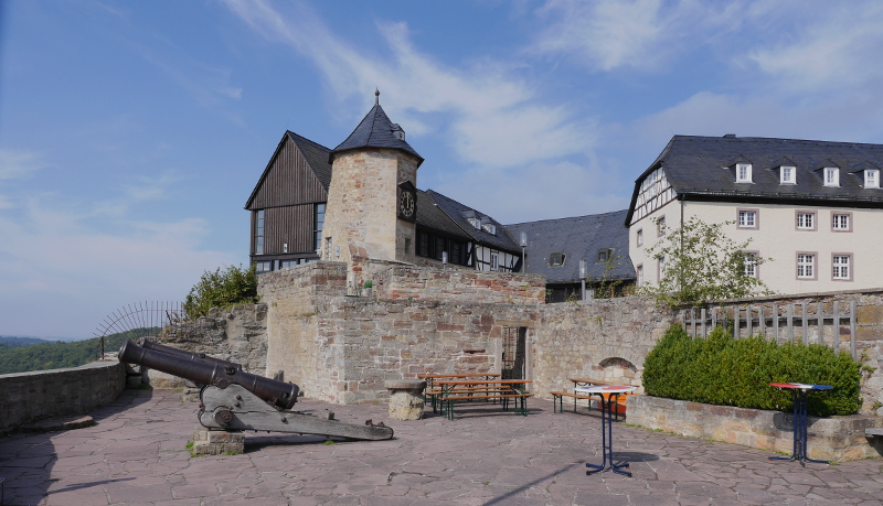 Terrasse Schloss Waldeck