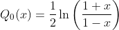 Legendre Polynomial 0 Second Kind 
