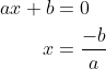 x value of the Möbius transformation at y=0.